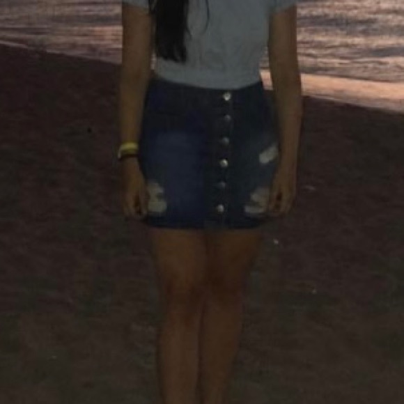 [M]👗F21 denim skirt - Picture 2 of 6